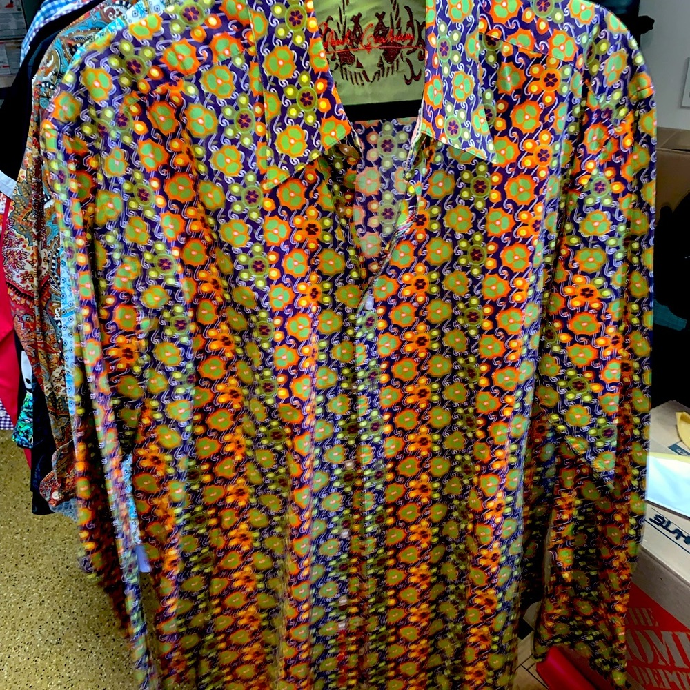Robert Graham men’s long sleeve shirt XL